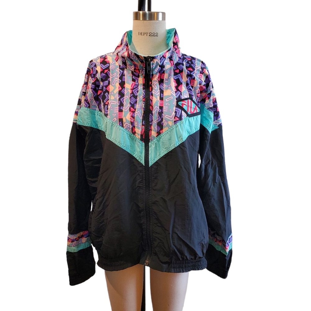 Fila Multicolor Windbreaker Jacket